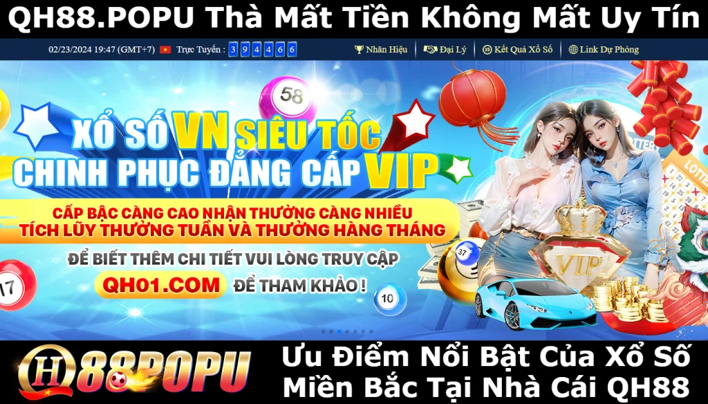 uu-diem-noi-bat-xo-so-mien-bac-tai-qh88